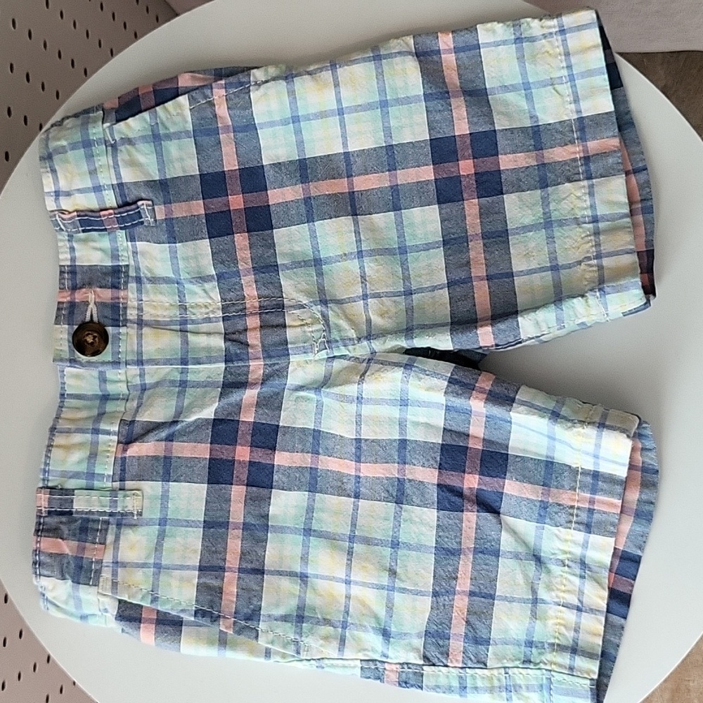 Plaid boys shorts